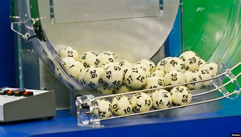 powerball lottery machine.